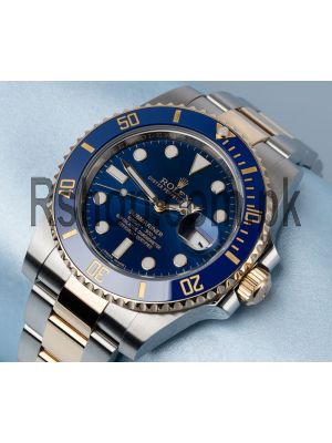 Rolex Submariner Two Tone Blue Dial Swiss Watch Price in Pakistan
