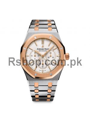 Audemars Piguet Royal Oak Chronograph Two Tone White Dial Watch Price in Pakistan