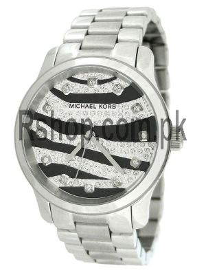 Michael Kors Classic Silver Zebra Glitz Women’s Watch Price in Pakistan