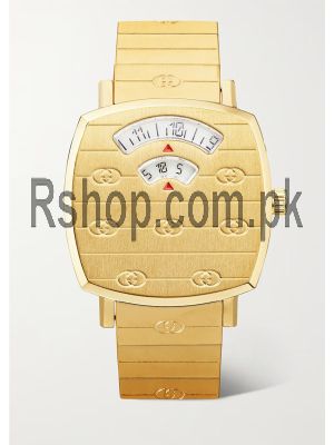 Gucci Grip YA157409 38mm Gold Stainless Steel Unisex Wrist Watch Price in Pakistan