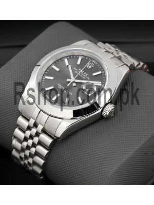 Rolex Datejust Rolesor Dark Rhodium Dial Watch Price in Pakistan