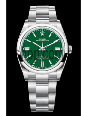 Rolex Oyster Perpetual 41 Green Dial Swiss Watch Price in Pakistan