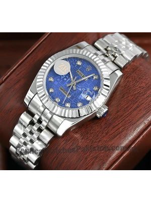 Rolex Datejust Blue Dial Ladies Watch