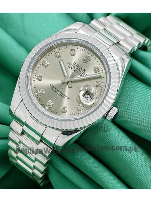 Rolex datejust diamond dial Watch