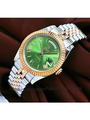 Rolex Day-Date Green Dial Watch 2024
