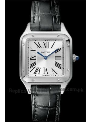 Cartier Santos Dumont Silver Dial Watch