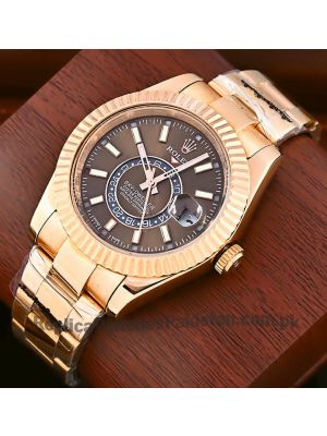 Rolex Sky-Dweller Brown Dial Watch pakistan 1