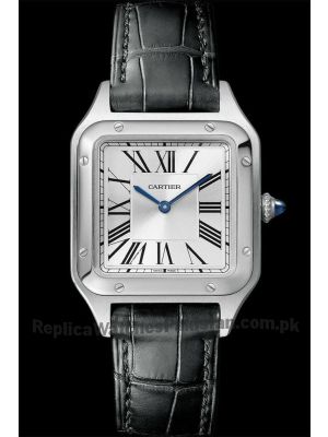 Cartier Santos Dumont Silver Dial Watch