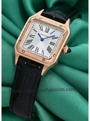 Cartier Santos Dumont Rose Gold Ladies Watch Price in Pakistan