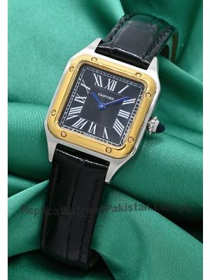 Cartier Santos Dumont Ladies Two Tone  Watch