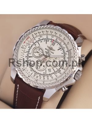 Breitling For Bentley Navitimer Chronograph White Dial Watch Price in Pakistan
