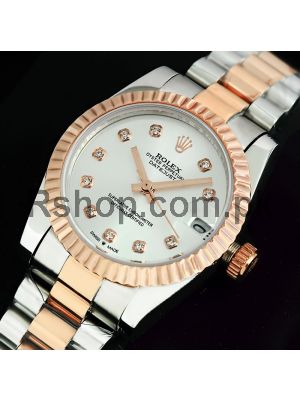 Rolex Lady-Datejust Silver Dial Watch Price in Pakistan
